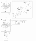 Gasket Set-Engine Sump Diagram and Parts List for 121S07-1415-F1  Briggs and Stratton Engine